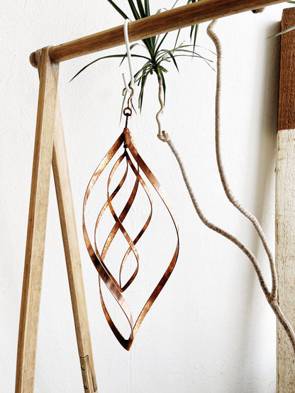 Vintage Copper Infinity Sculpture