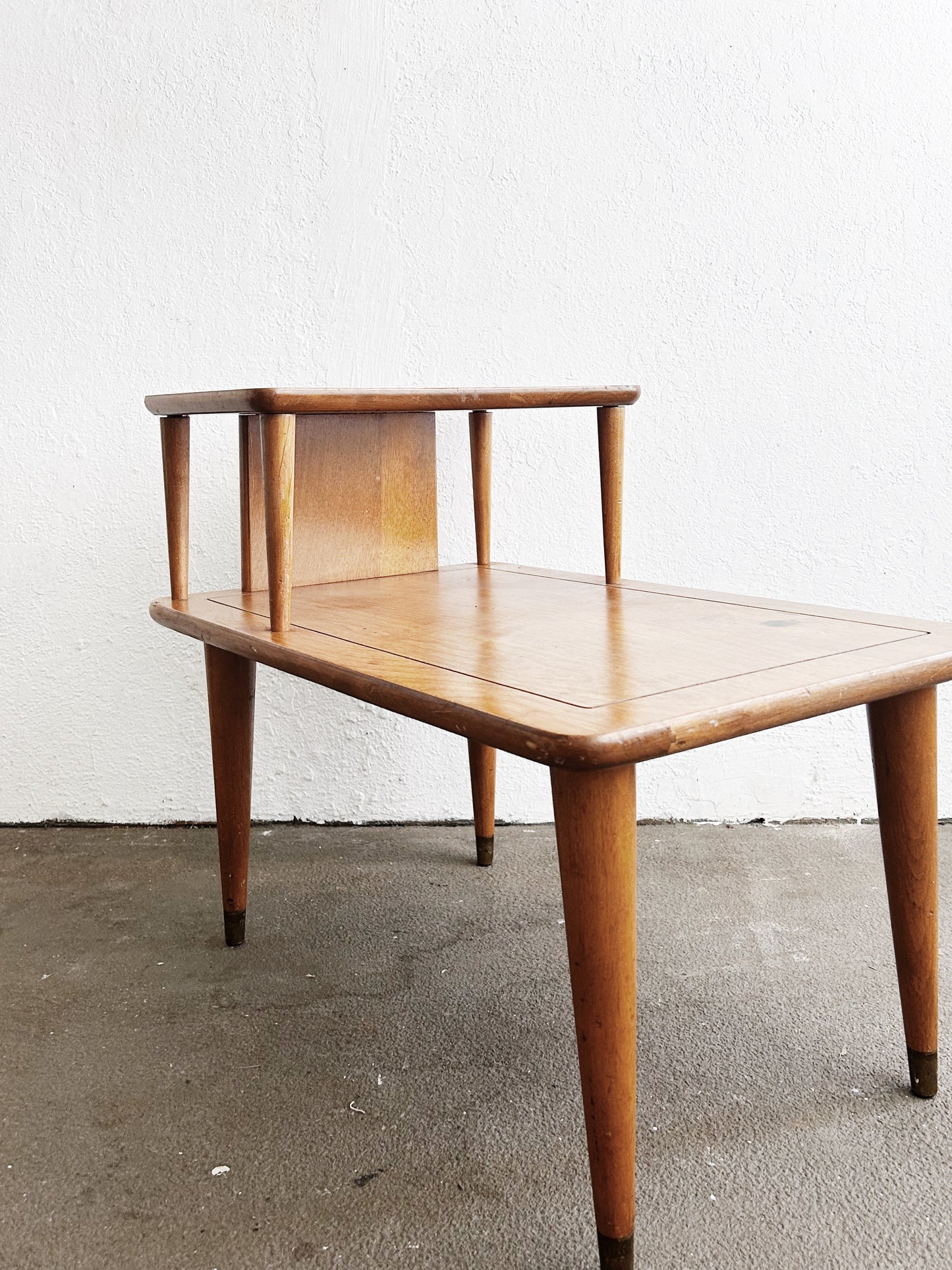Mid Century Stepped Side Table