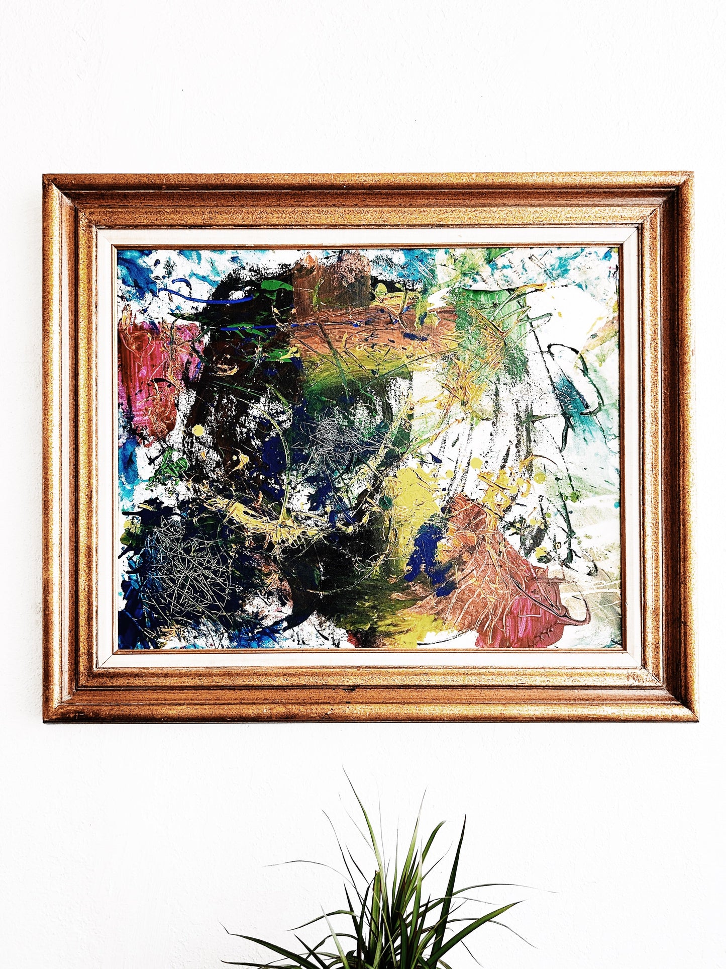 Large Original Abstract Mixed Media Painting