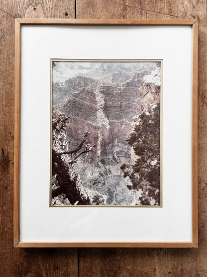 Large Format Framed Canyon Film Photograph
