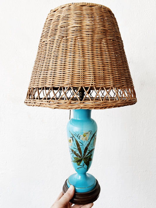 Vintage Enamel Lamp