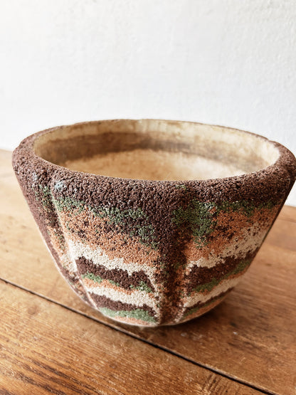 Mid Century Cement Pot