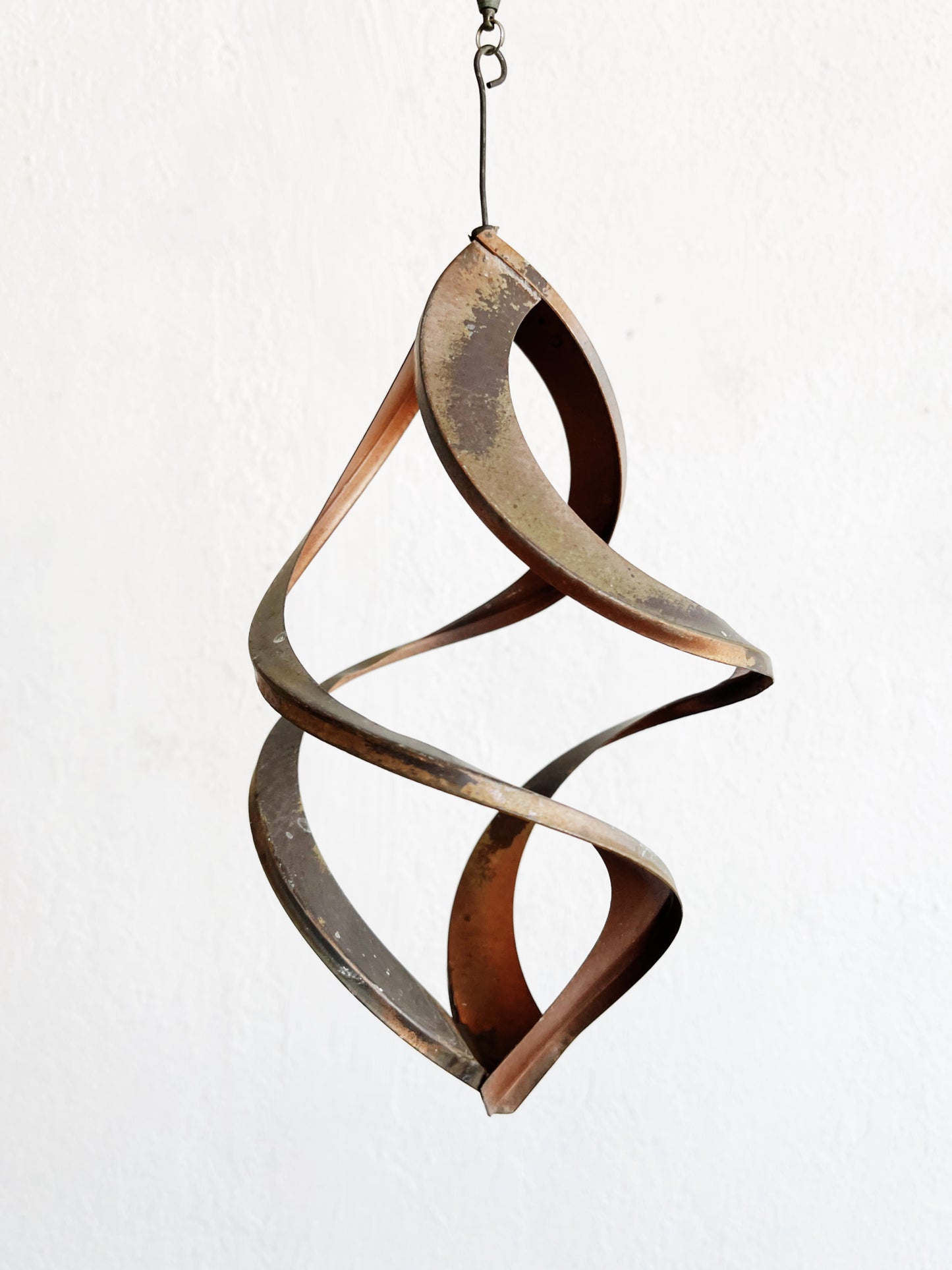 Vintage Copper Infinity Sculpture