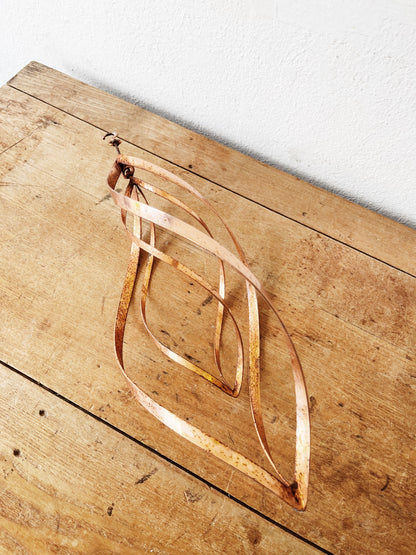 Vintage Copper Infinity Sculpture