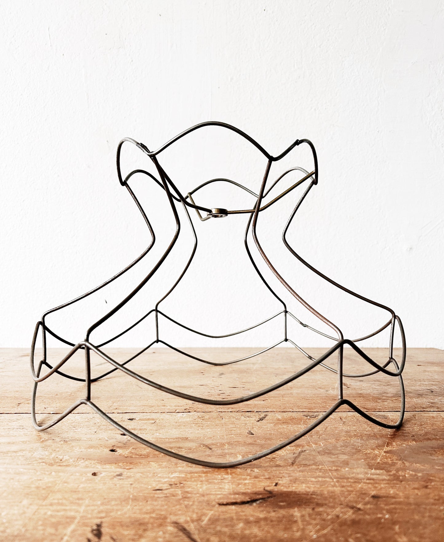 Vintage Wire Frame Lamp Shade