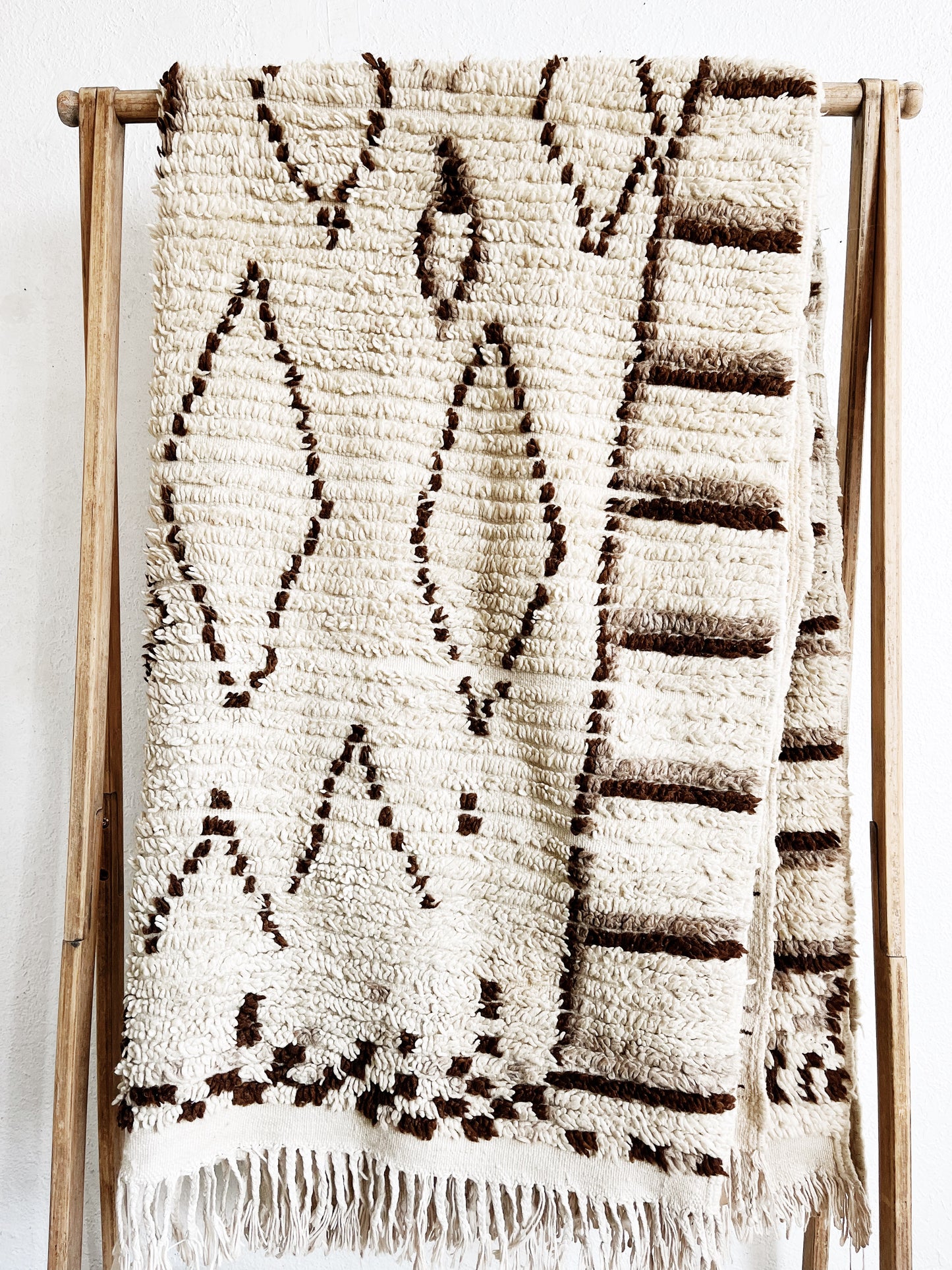 Antique Moroccan Azilal Rug