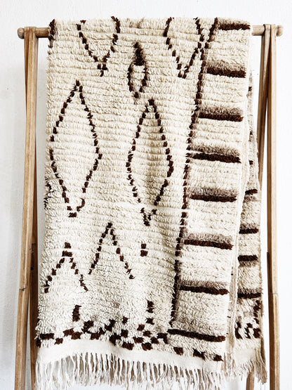 Antique Moroccan Azilal Rug