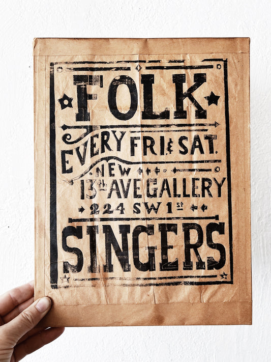Antique Play Bill