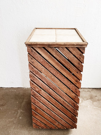 Vintage Lighted Stand