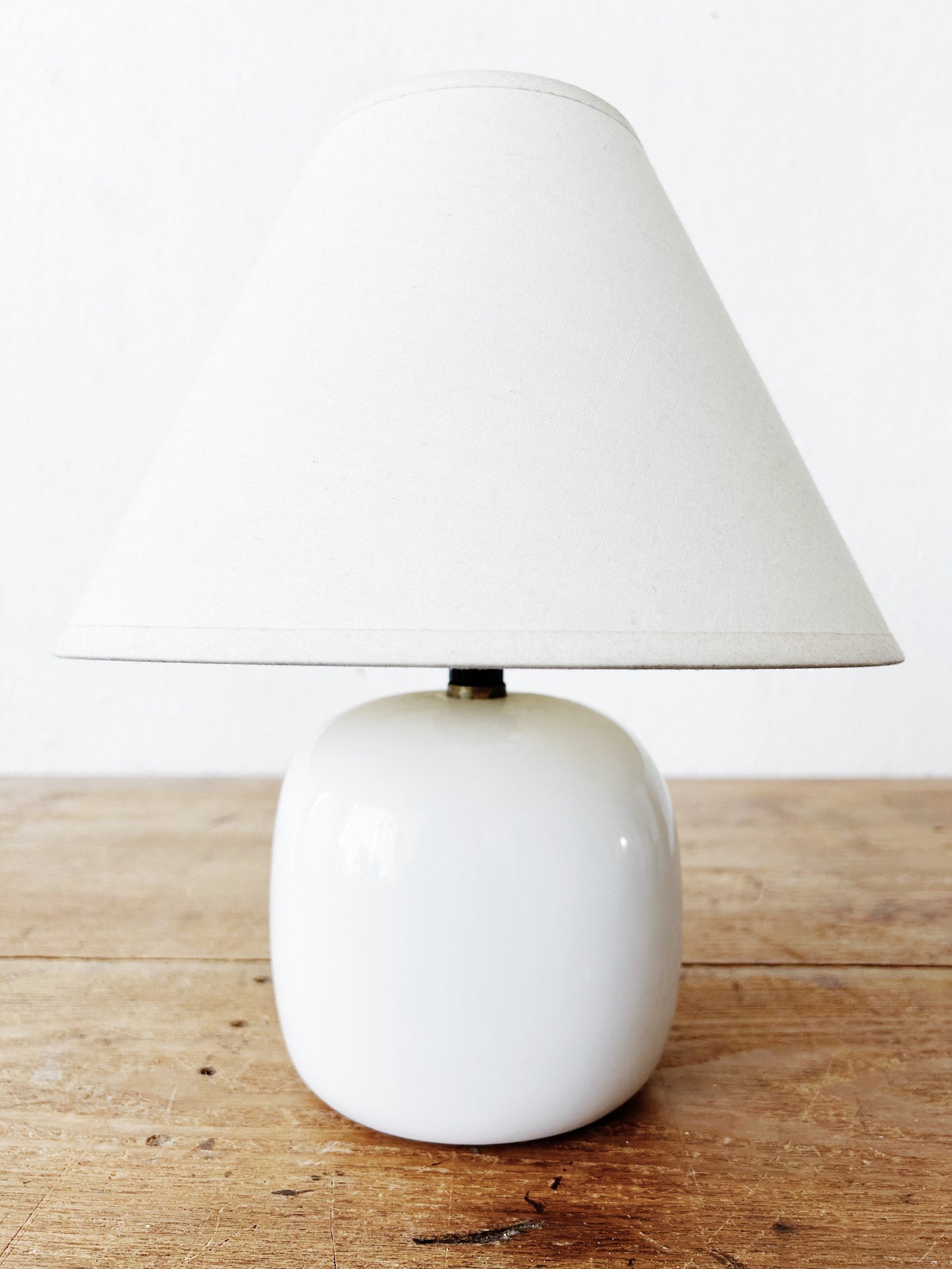 Vintage Ceramic Lamp with Shade