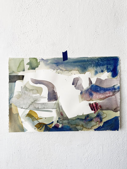 Original Abstract Watercolor Painting