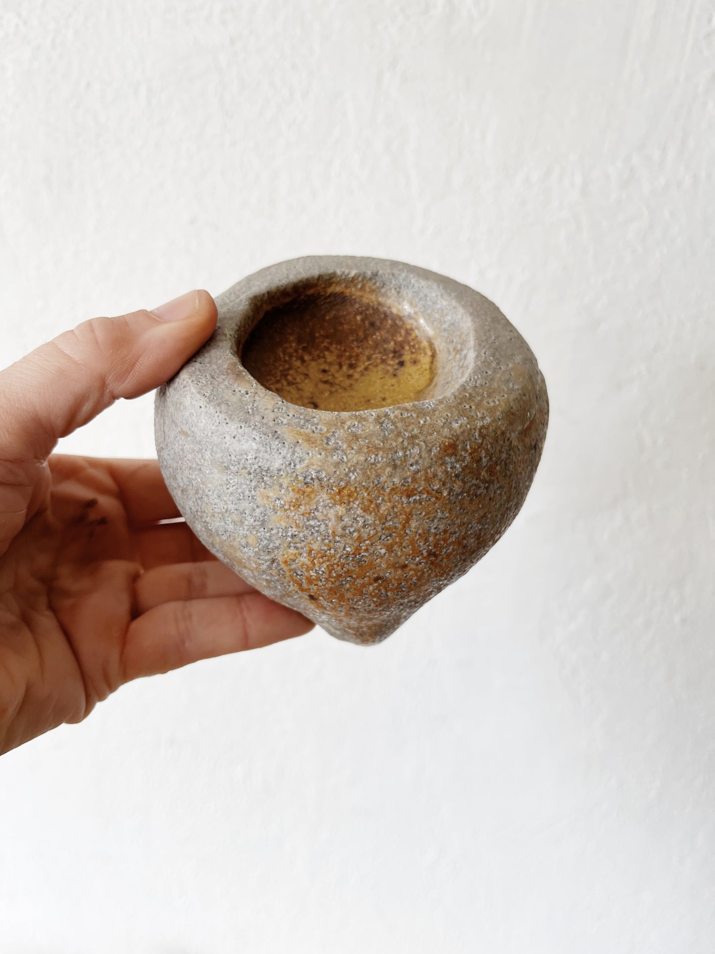 Handmade Footed Ceramic Vessel