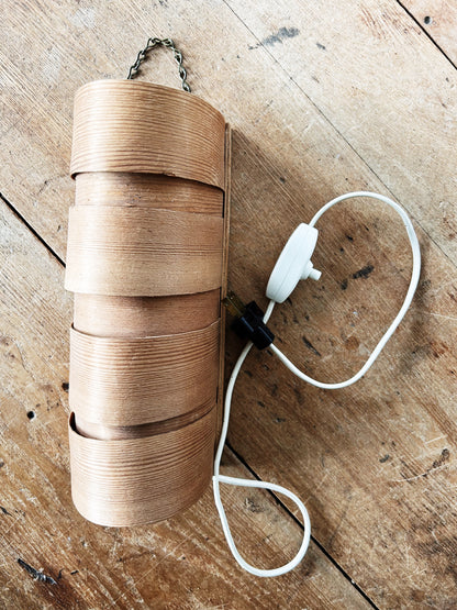 Handmade Mid Century Birch Sconce