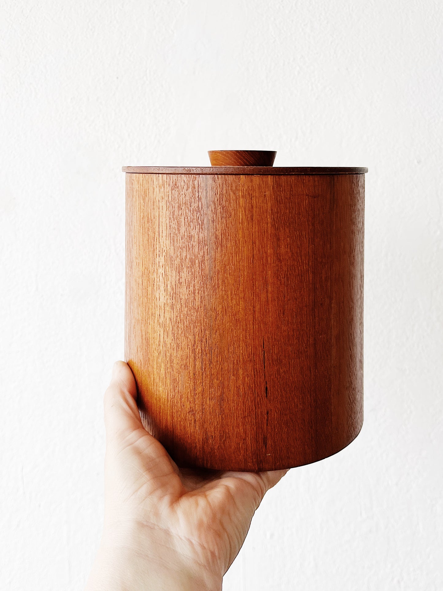 Mid Century Wood Canister Set