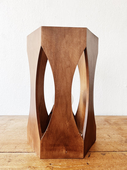 Mid Century Teak Lamp