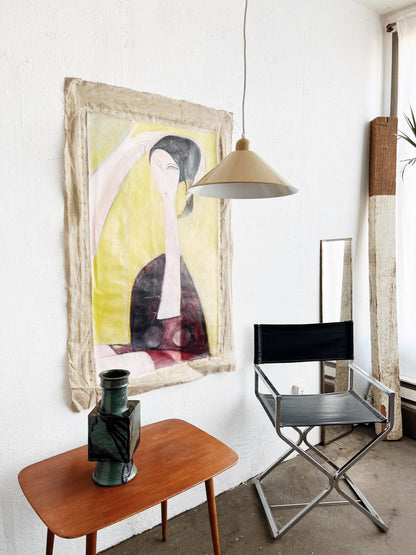 Vintage Enamel Pendant Lamp