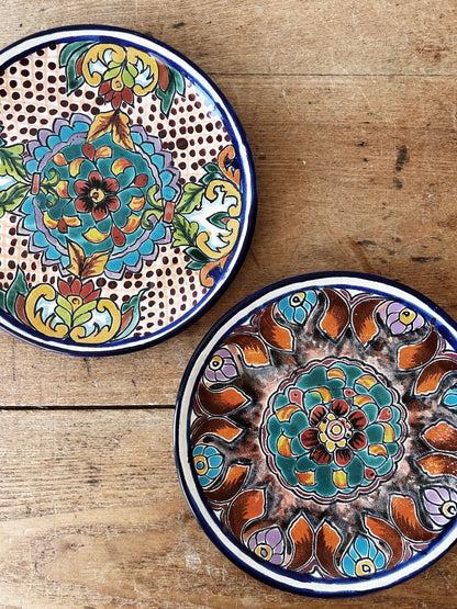 Hand Painted Ceramic Plates Mexico