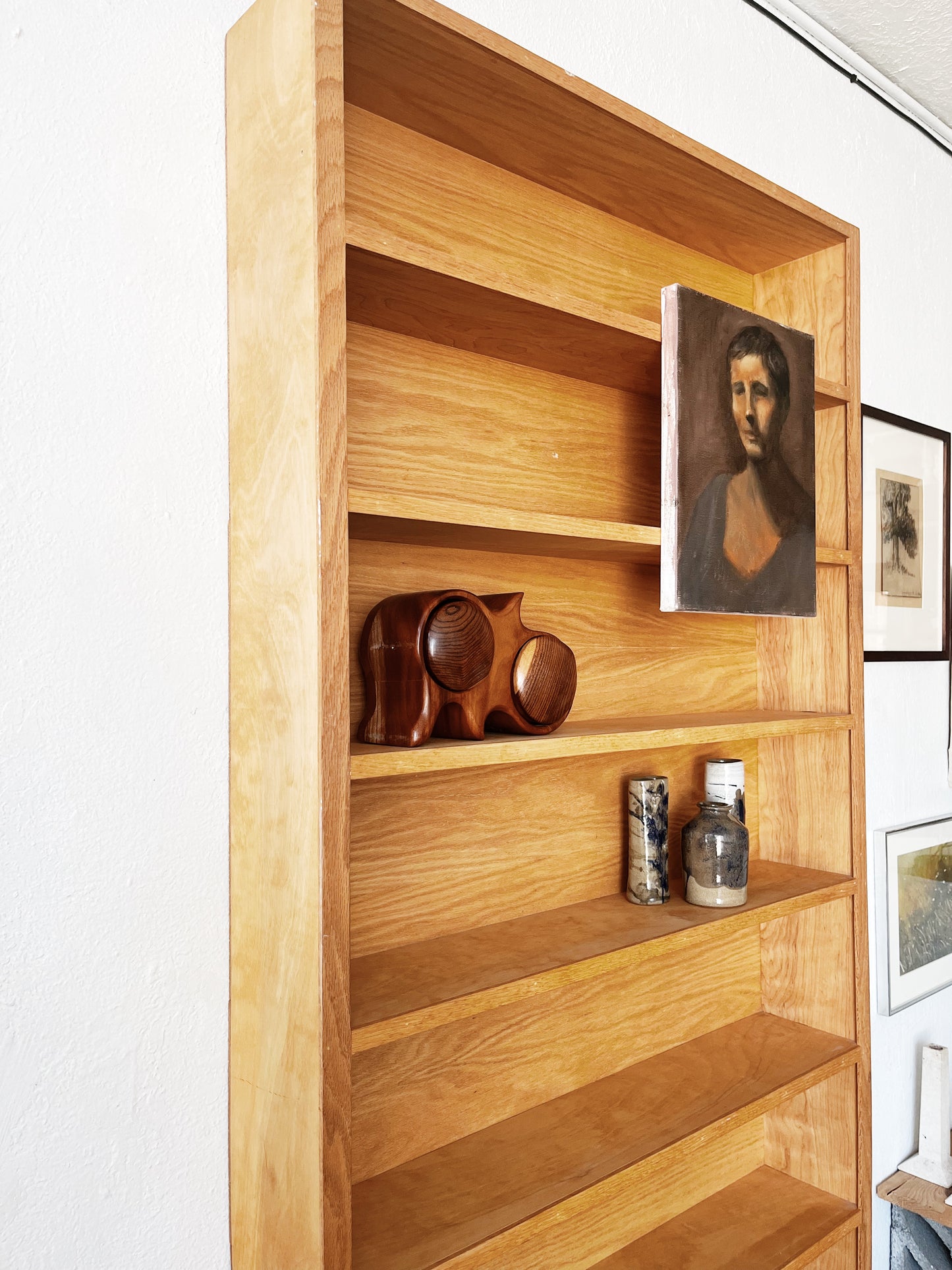 Handmade Red Oak Shelf