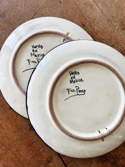 Hand Painted Ceramic Plates Mexico