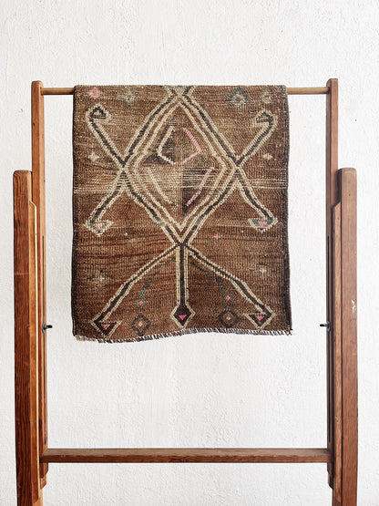Vintage Turkish Mini Rug