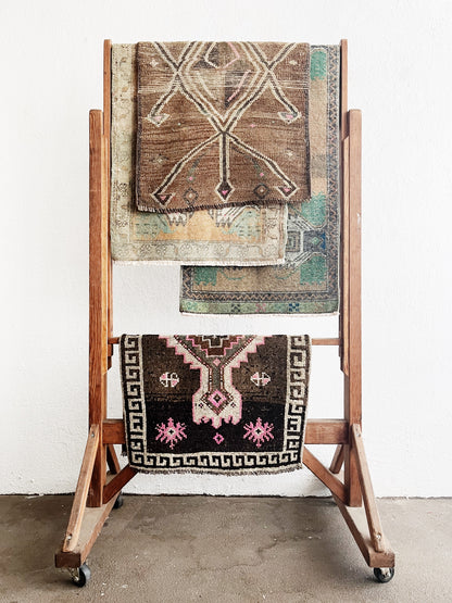 Vintage Turkish Mini Rug