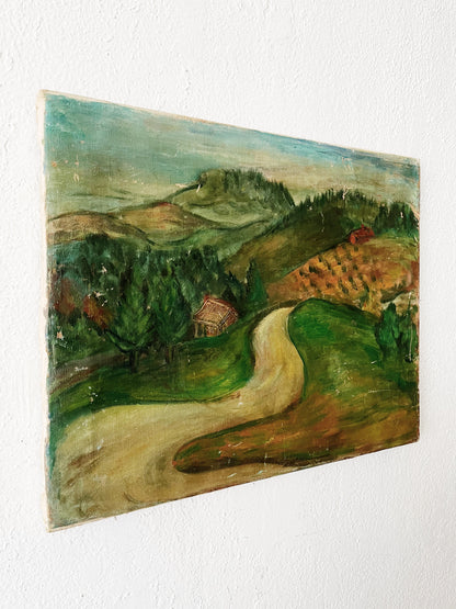 Antique Folk Art Painting