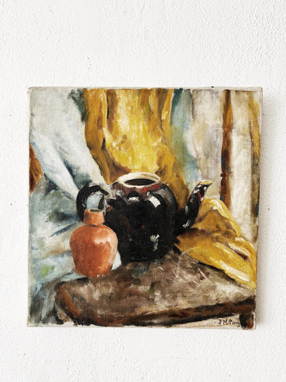 Antique Oil Still Life