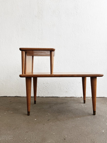 Mid Century Stepped Side Table