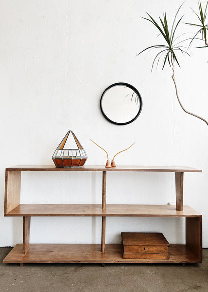 Large Handmade Modern Craft Wood Shelf