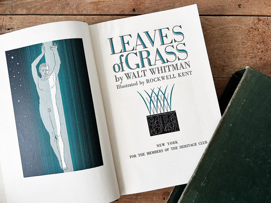 Vintage Walt Whitman Leaves Of Grass Heritage Group