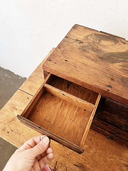 Vintage Industrial Wood Drawers