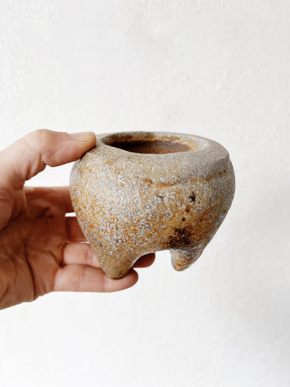 Handmade Footed Ceramic Vessel