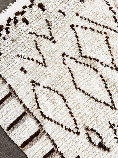 Antique Moroccan Azilal Rug