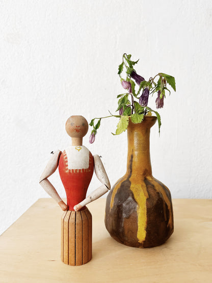 Vintage Folk Spool Doll