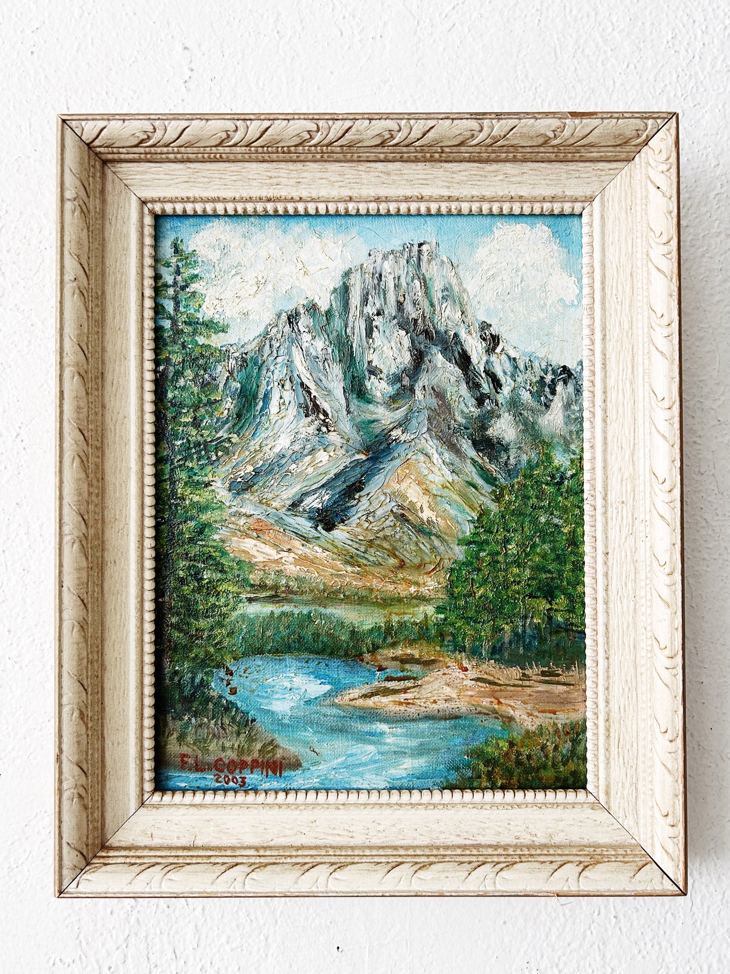 Original Framed Yosemite Oil Painting