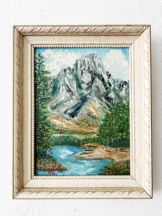 Original Framed Yosemite Oil Painting