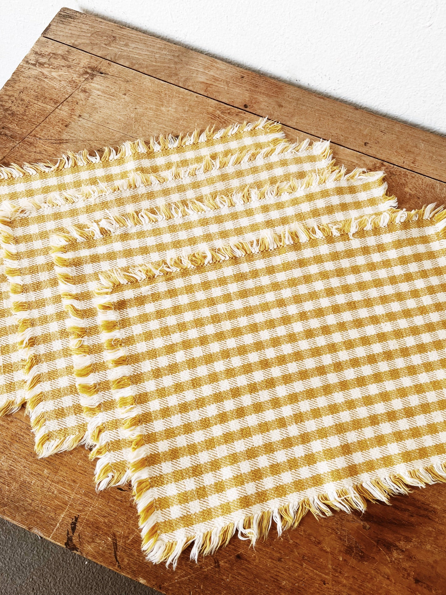 Vintage Checkered Placemats