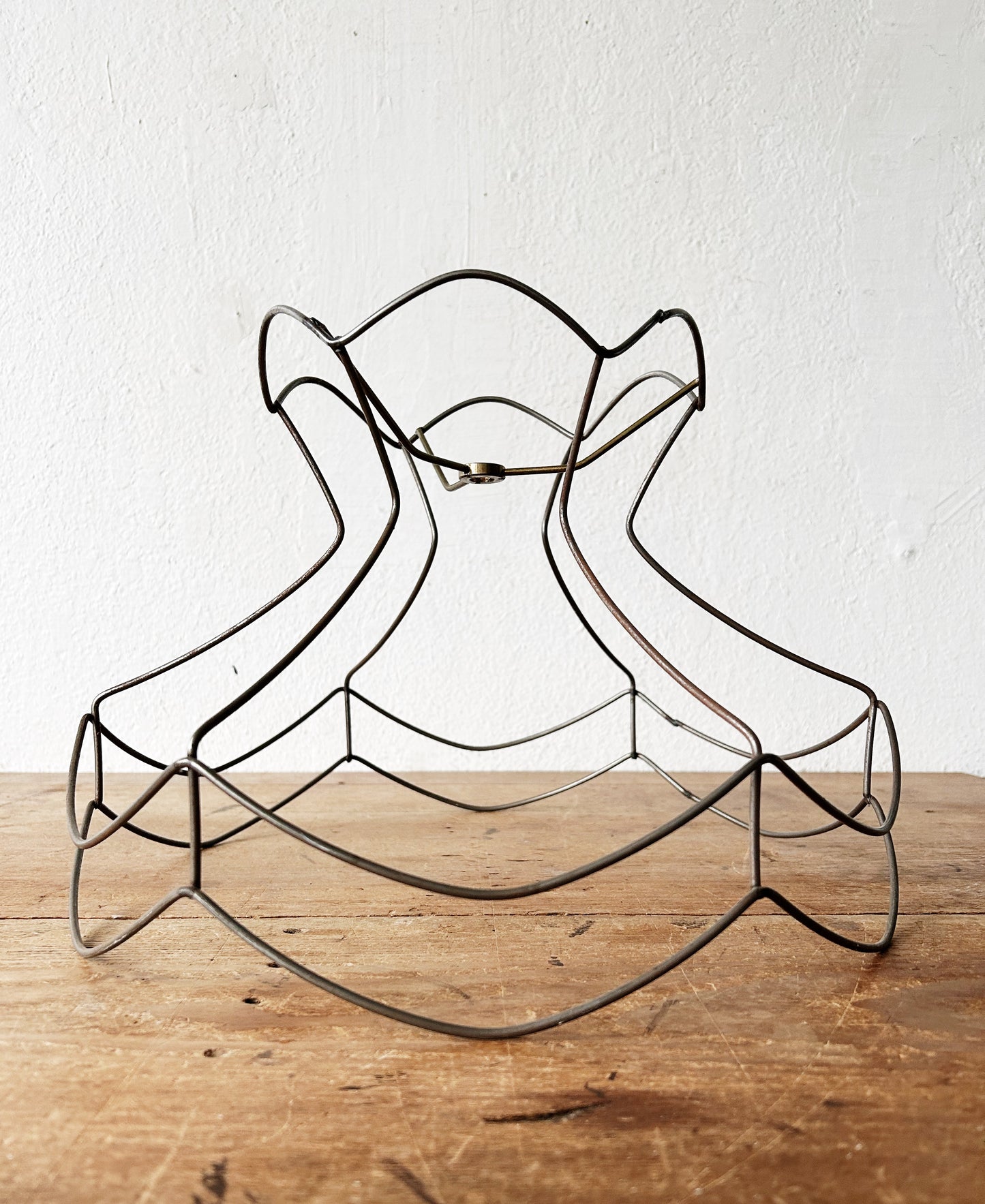 Vintage Wire Frame Lamp Shade