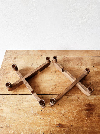 Handmade Wood Candelabra