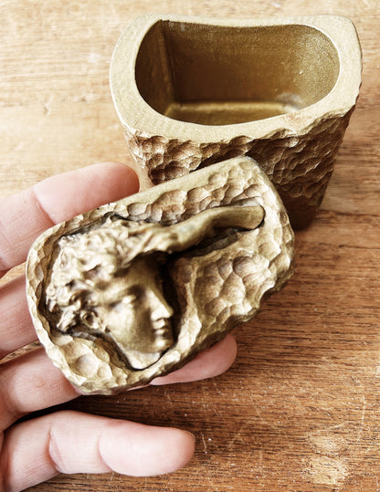 Vintage Box with Figural Lid