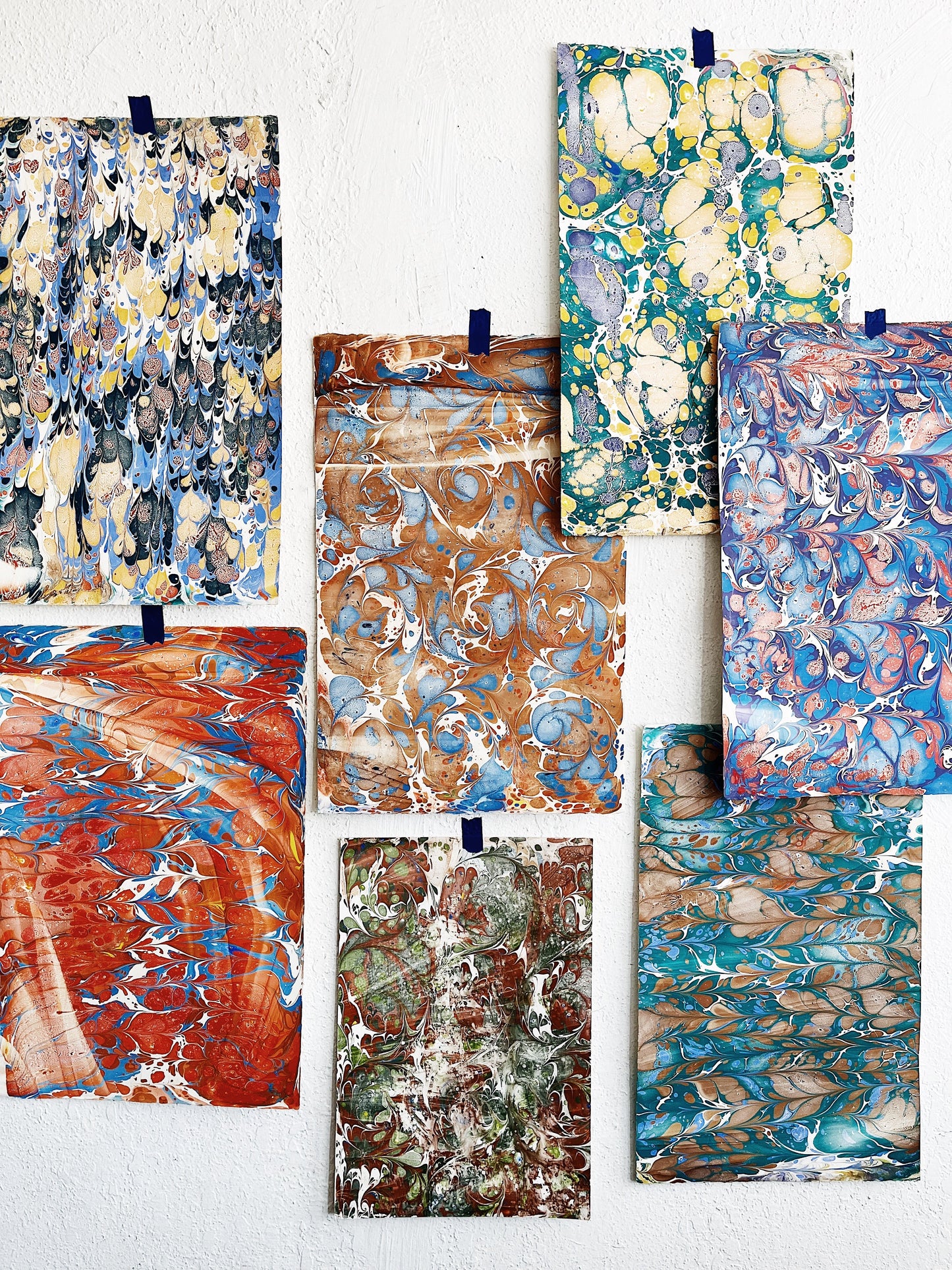 Original Marbleized Artwork