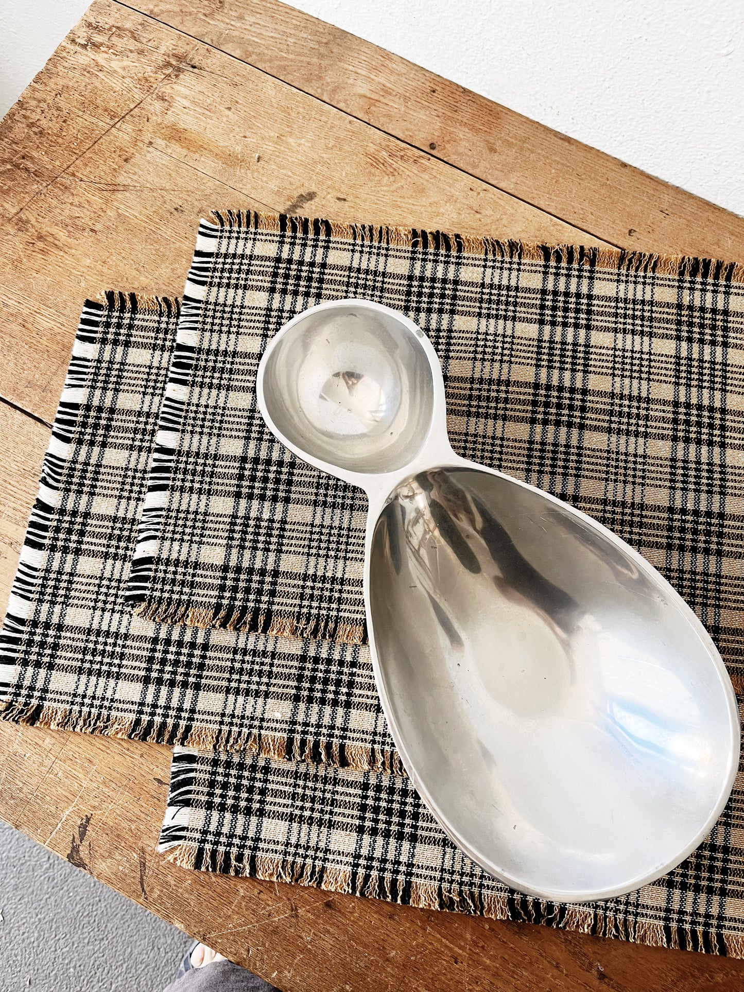 Polished Pewter Serving Dish