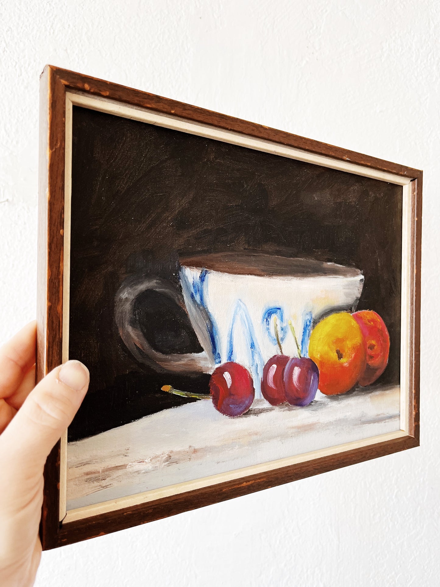 Vintage Still Life Oil Painting