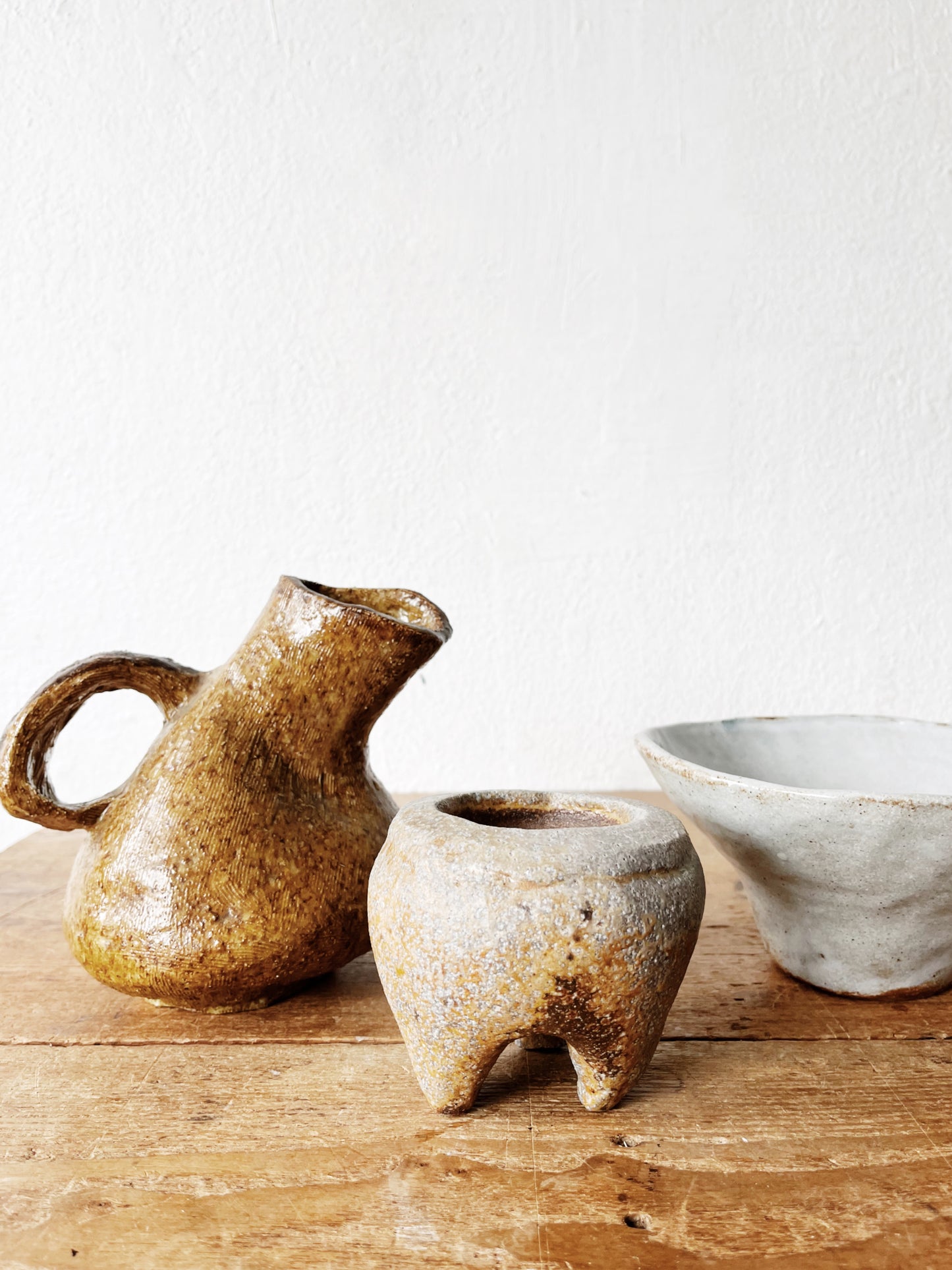 Vintage Stoneware Pitcher