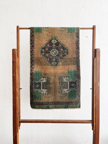 Vintage Turkish Mini Rug