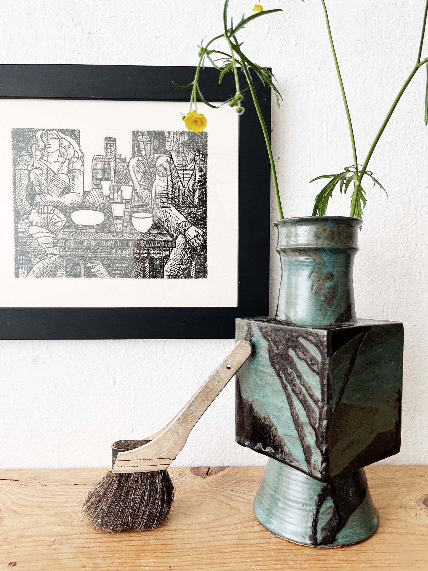 Vintage Horse Hair Brush