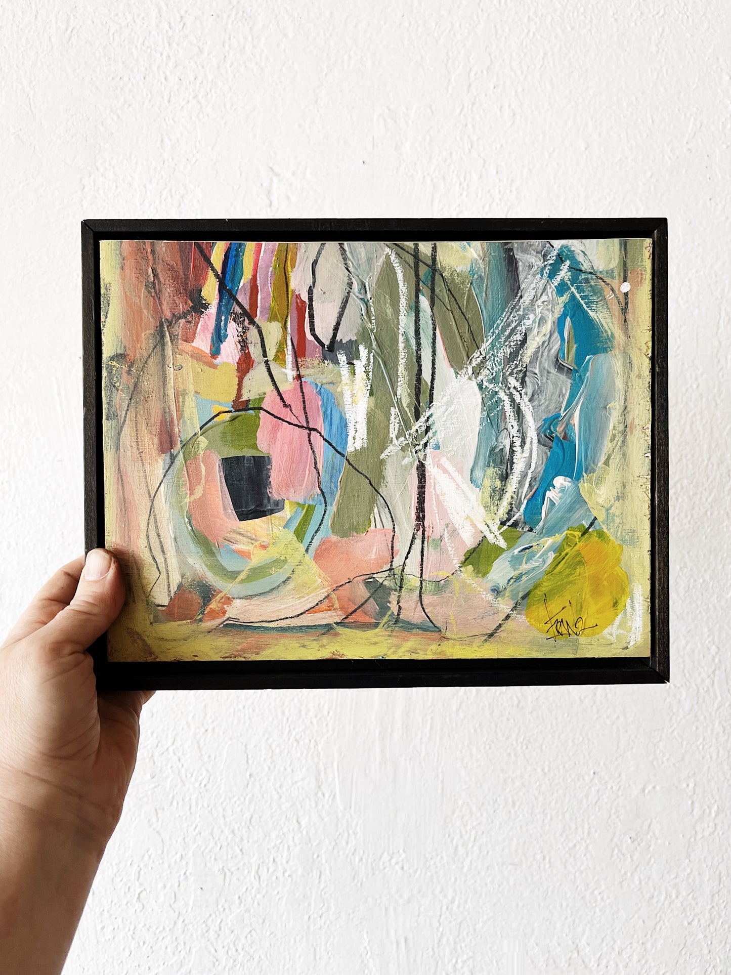 Vintage Abstract Expressionist Painting