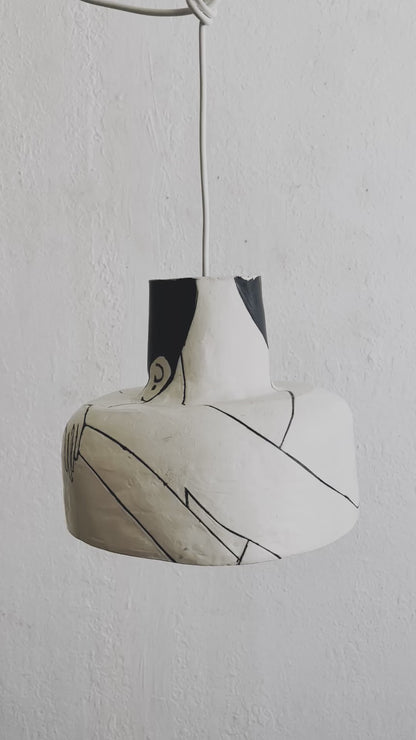 Rebecca Boraz Ceramic Pendant Lamp
