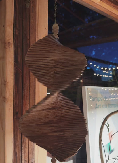 Vintage Spinning Wood Whirligig