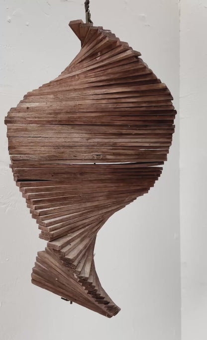 Vintage Spinning Wood Whirligig